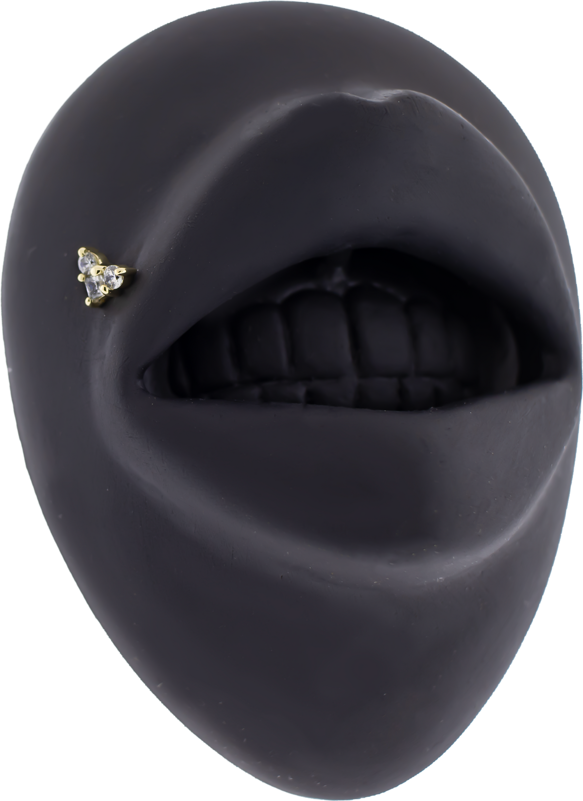 TriLustre 14K Gold Threadless End with Gemstone Cluster | Body Jewelry | Wiccan Center