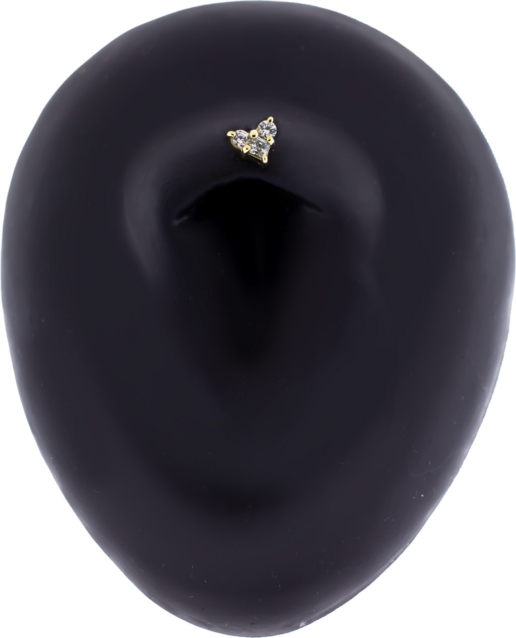 TriLustre 14K Gold Threadless End with Gemstone Cluster | Body Jewelry | Wiccan Center