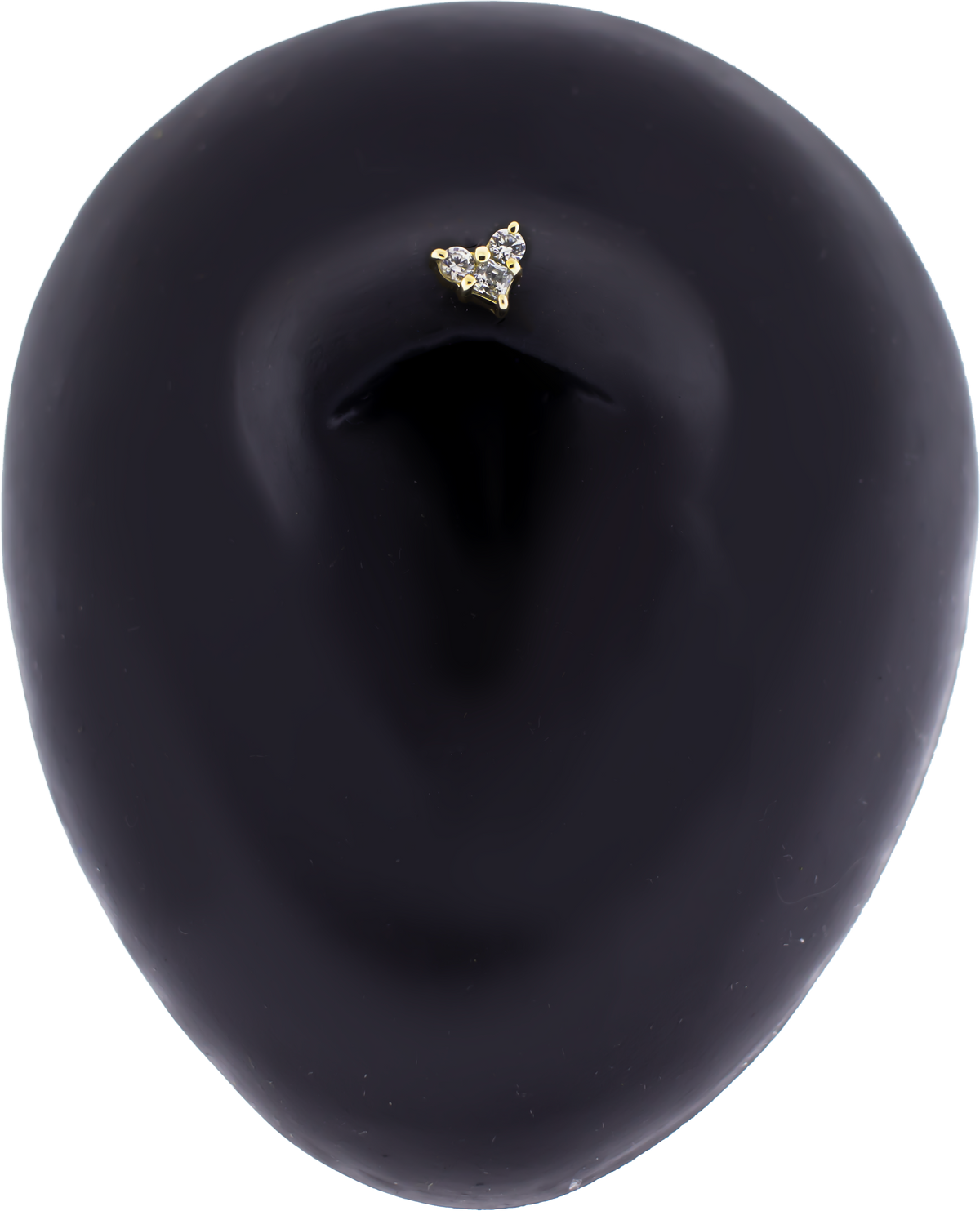 TriLustre 14K Gold Threadless End with Gemstone Cluster | Body Jewelry | Wiccan Center