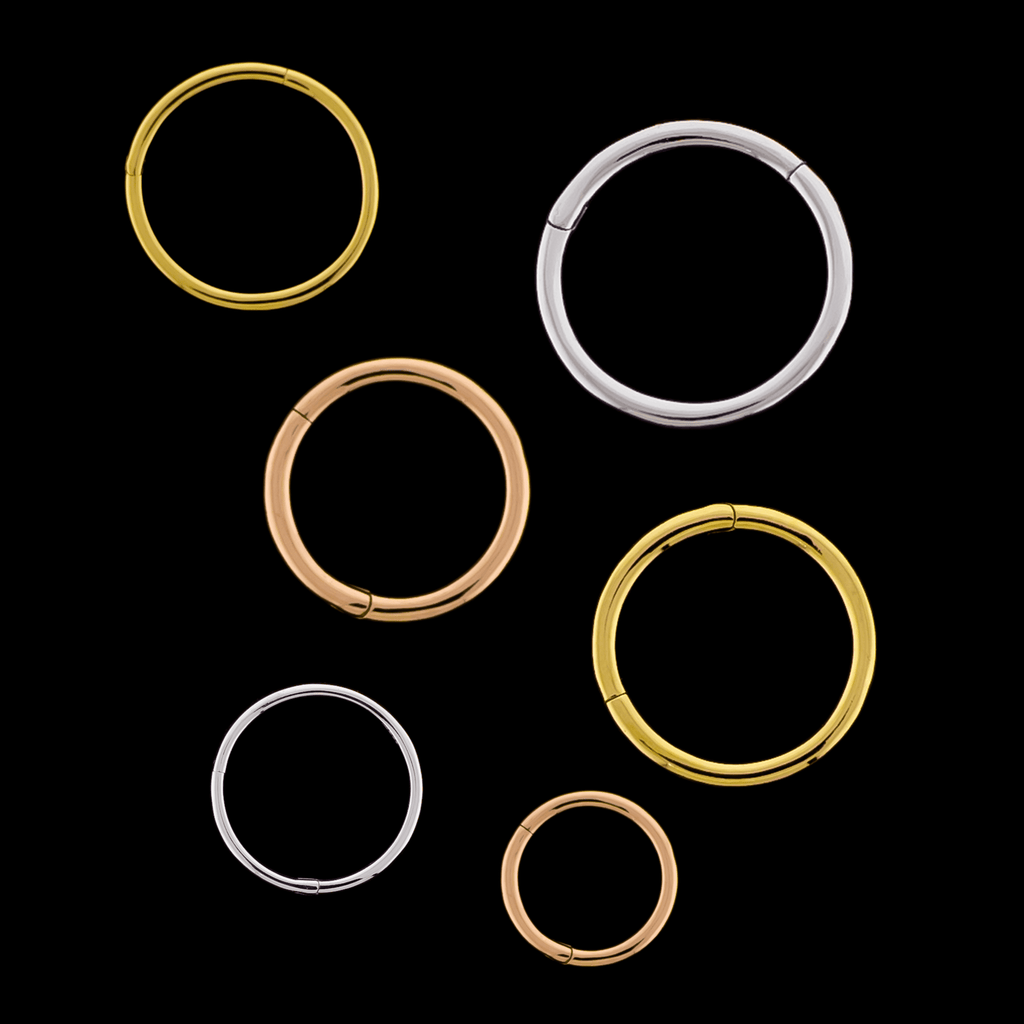 18K Gold Hinged Segment Rings | Body Jewelry | Wiccan Center