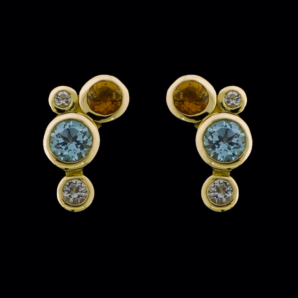 Nevaeh - 18KT Gold Threadless End | Body Jewelry | Wiccan Center