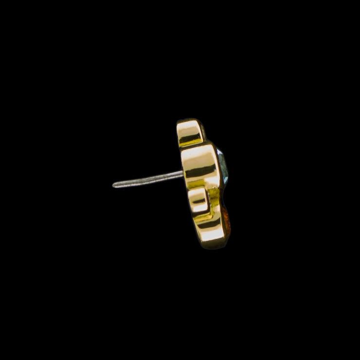 Nevaeh - 18KT Gold Threadless End | Body Jewelry | Wiccan Center