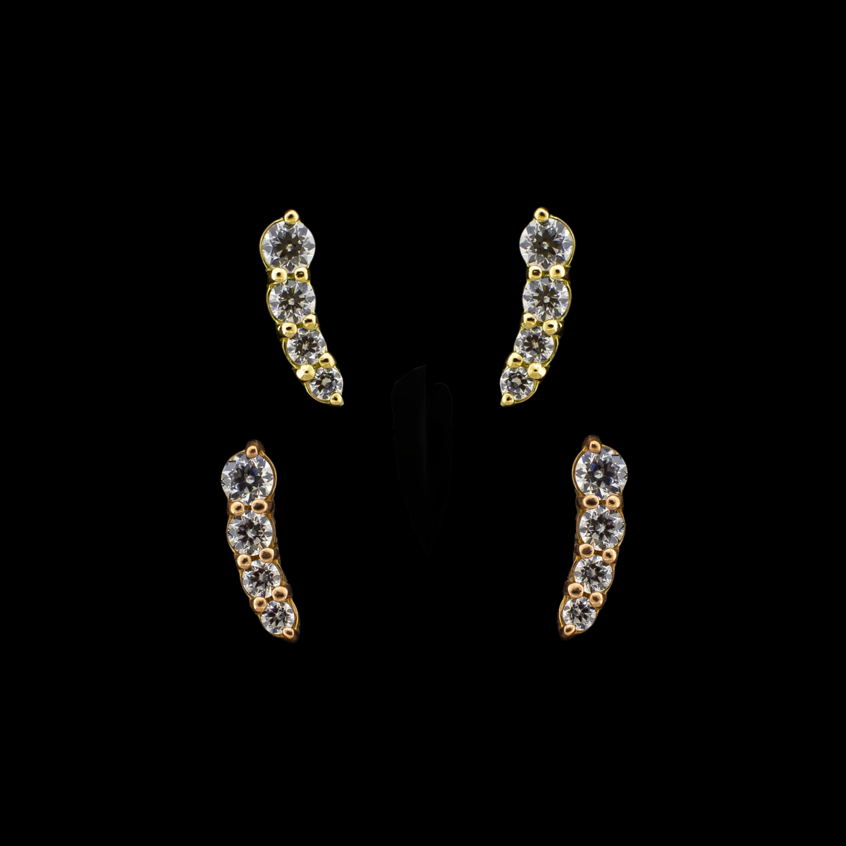 Seraphis - 14kt Gold Threadless End | Body Jewelry | Wiccan Center
