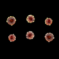 Zarela – 14kt Gold Flat Back Prong-Set Genuine Songea Sapphire | Body Jewelry | Wiccan Center