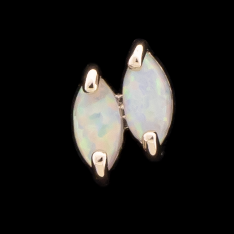 Zafira - 14KT Gold Threadless End | Body Jewelry | Wiccan Center
