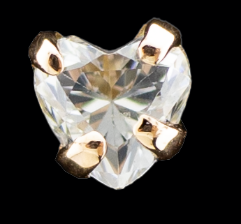 Divessa - 14KT Gold Threadless End | Body Jewelry | Wiccan Center