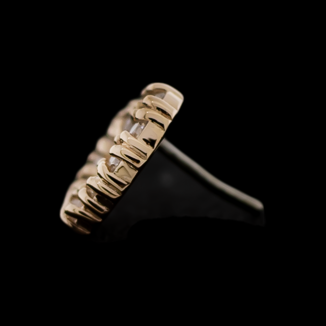 Tressa - 14Kt Gold Threadless End | Body Jewelry | Wiccan Center