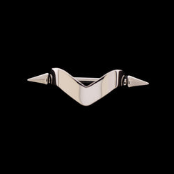 14G V-Shape Nose Bridge Cuff With Spike Ends | Body Jewelry | Wiccan Center