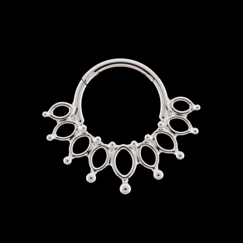 Cadence- Titanium Hinged Ring | Hinged Segment Ring | Wiccan Center