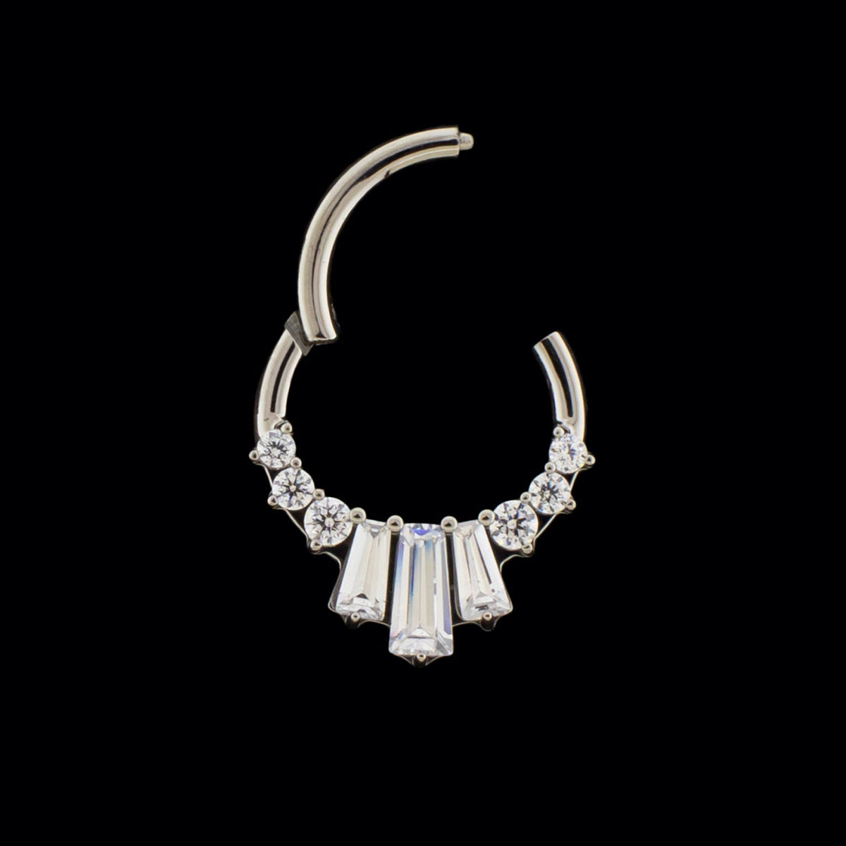 Michelle- Titanium Hinged Ring | Hinged Segment Ring | Wiccan Center