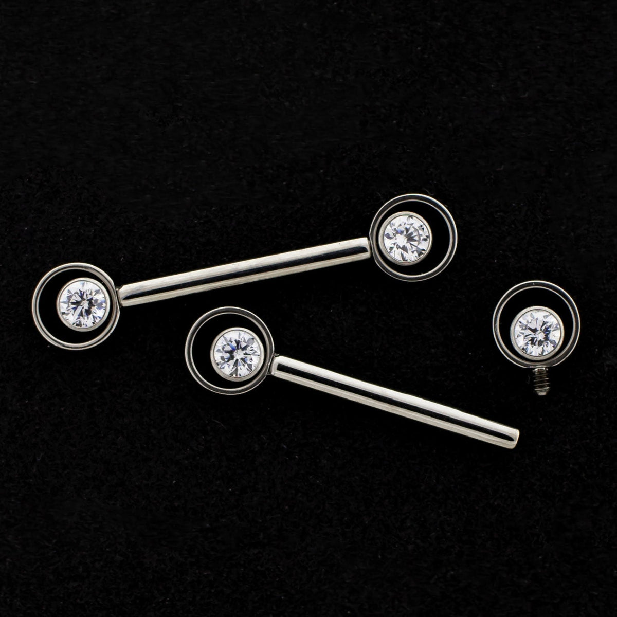 Ersid - Internally Threaded Nipple Barbell | Body Jewelry | Wiccan Center
