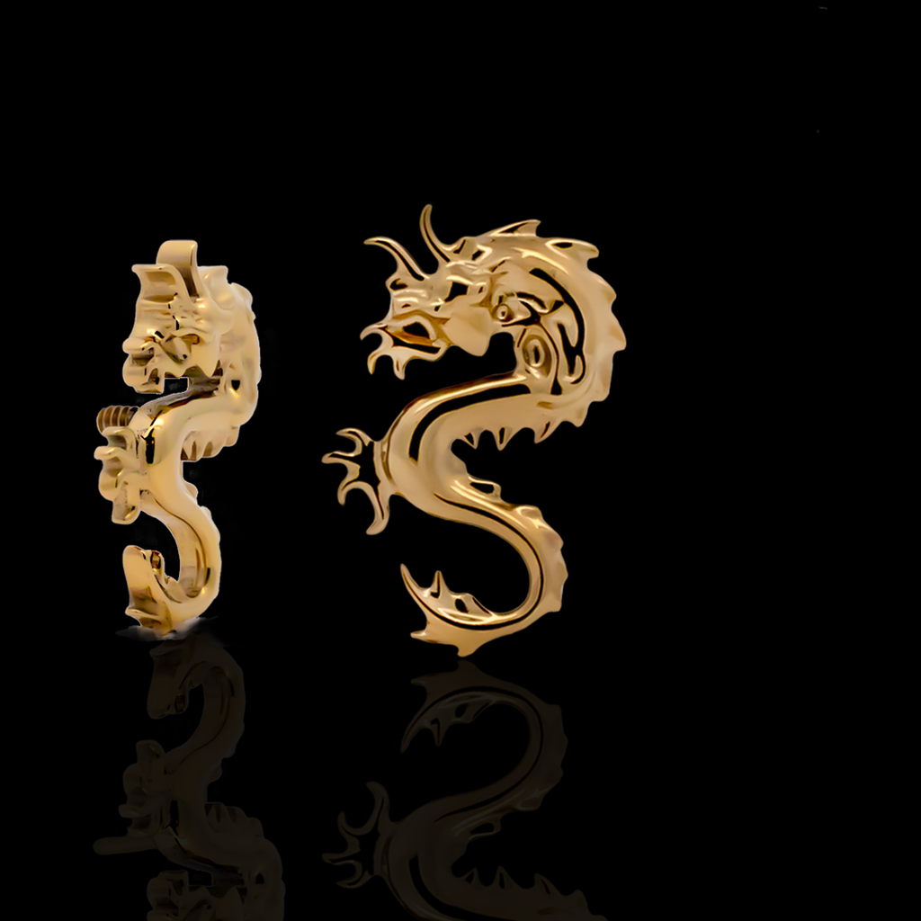 Titanium Internally Threaded Dragon End - 16g/18g | Body Jewelry | Wiccan Center