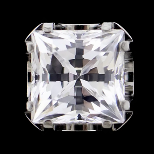 Axel - 14G Square Prong Set Low Profile End | Body Jewelry | Wiccan Center