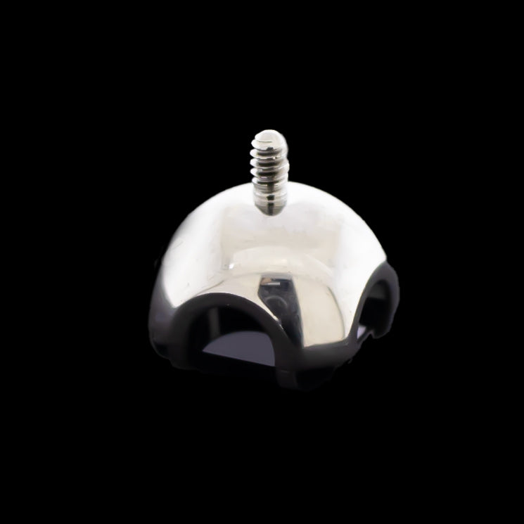 Axel - 14G Square Prong Set Low Profile End | Body Jewelry | Wiccan Center