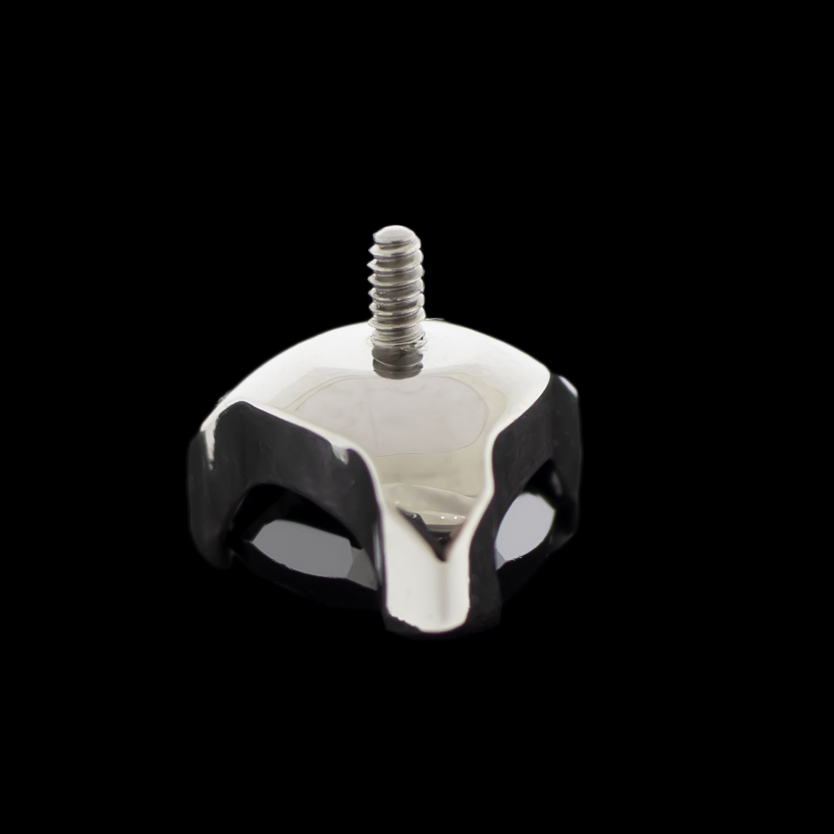 Cairo - 16G Trillion Prong Set Low Profile End | Body Jewelry | Wiccan Center