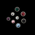 Marlowe - 16G/18G Threaded Premium Crystals | Body Jewelry | Wiccan Center