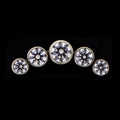 Lux - Premium Zirconia 16G/18G Threaded | Body Jewelry | Wiccan Center