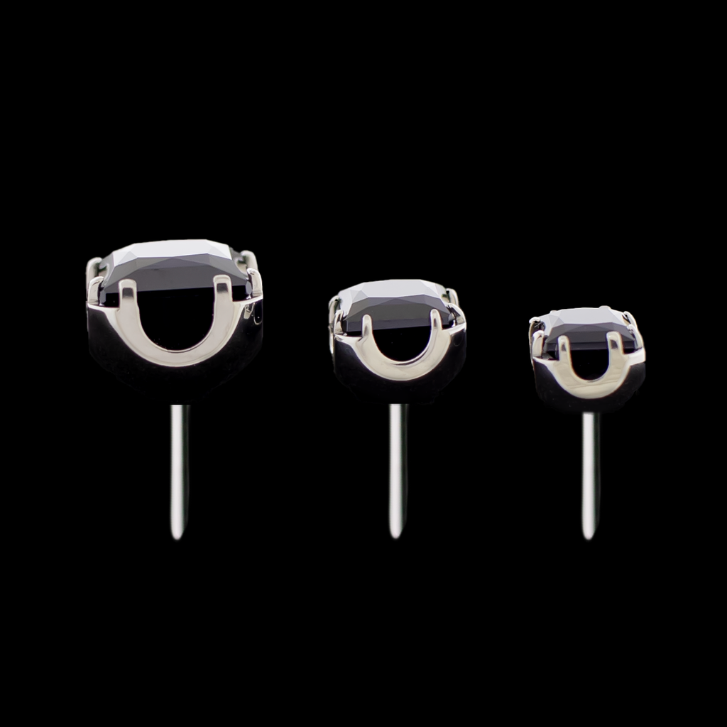 Axel - Square Prong Set Low Profile End | Body Jewelry | Wiccan Center