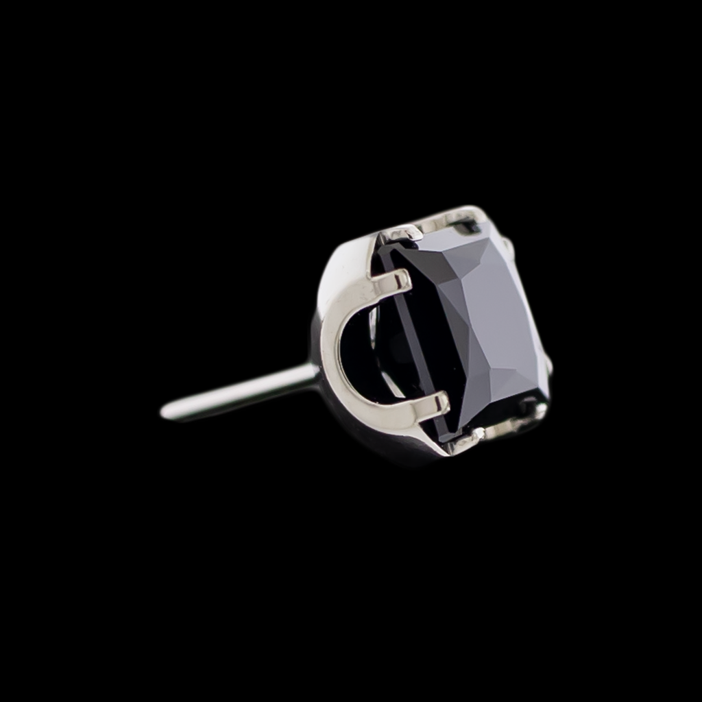 Axel - Square Prong Set Low Profile End | Body Jewelry | Wiccan Center