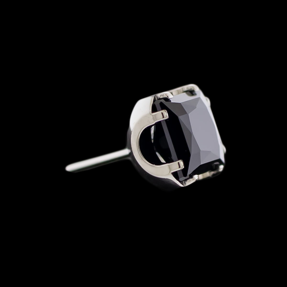 Axel - Square Prong Set Low Profile End | Body Jewelry | Wiccan Center