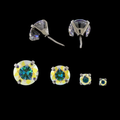Titanium Threadless Round Premium Zirconia