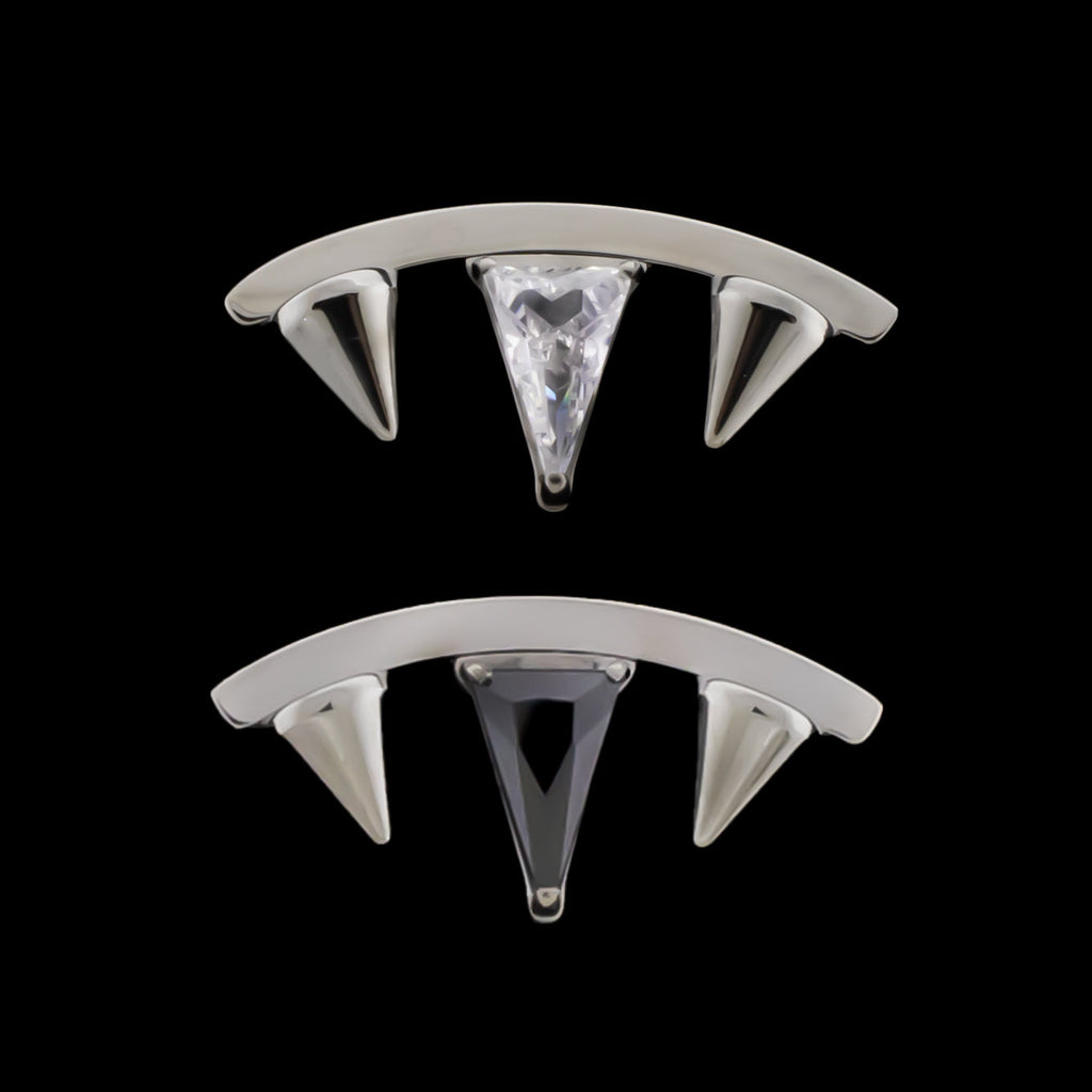 Noir - Titanium Threadless End | Body Jewelry | Wiccan Center