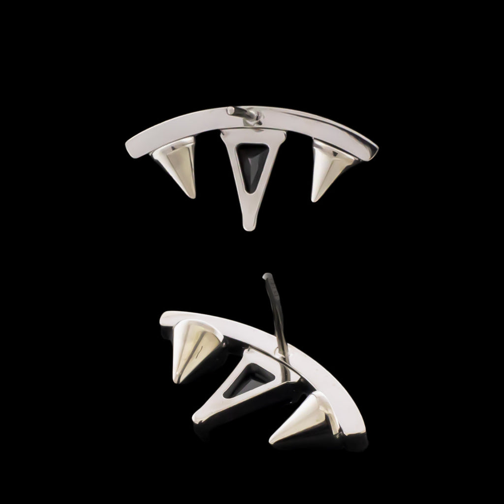 Noir - Titanium Threadless End | Body Jewelry | Wiccan Center