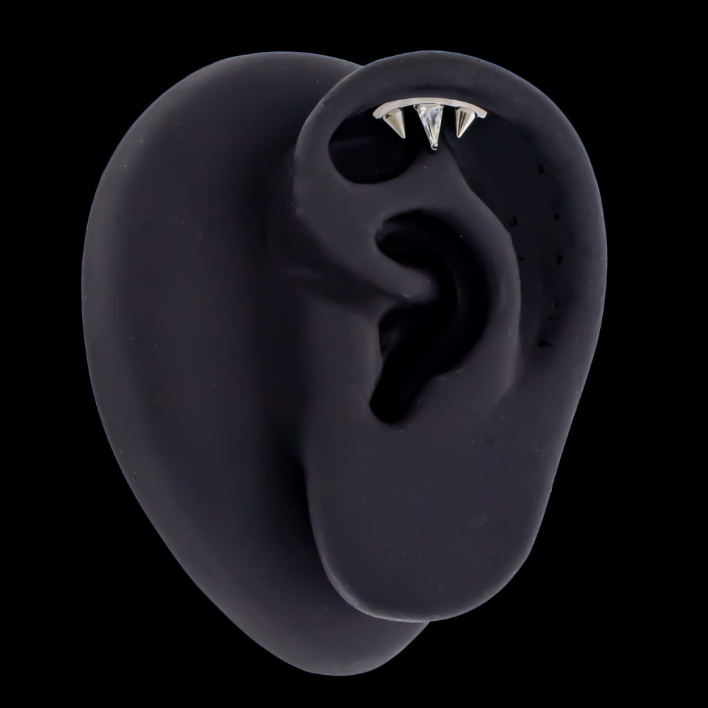 Noir - Titanium Threadless End | Body Jewelry | Wiccan Center