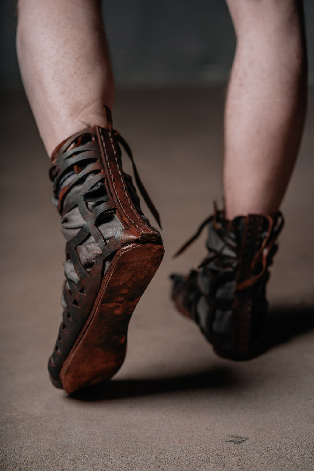 Leather gladiator sandals | Sandals | Wiccan Center