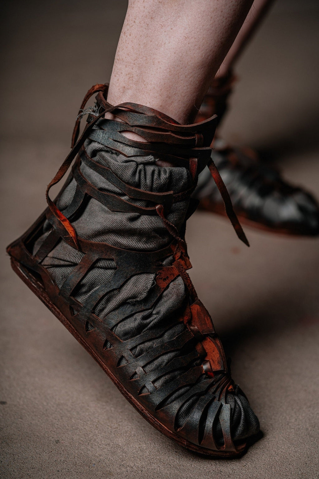 Leather gladiator sandals | Sandals | Wiccan Center
