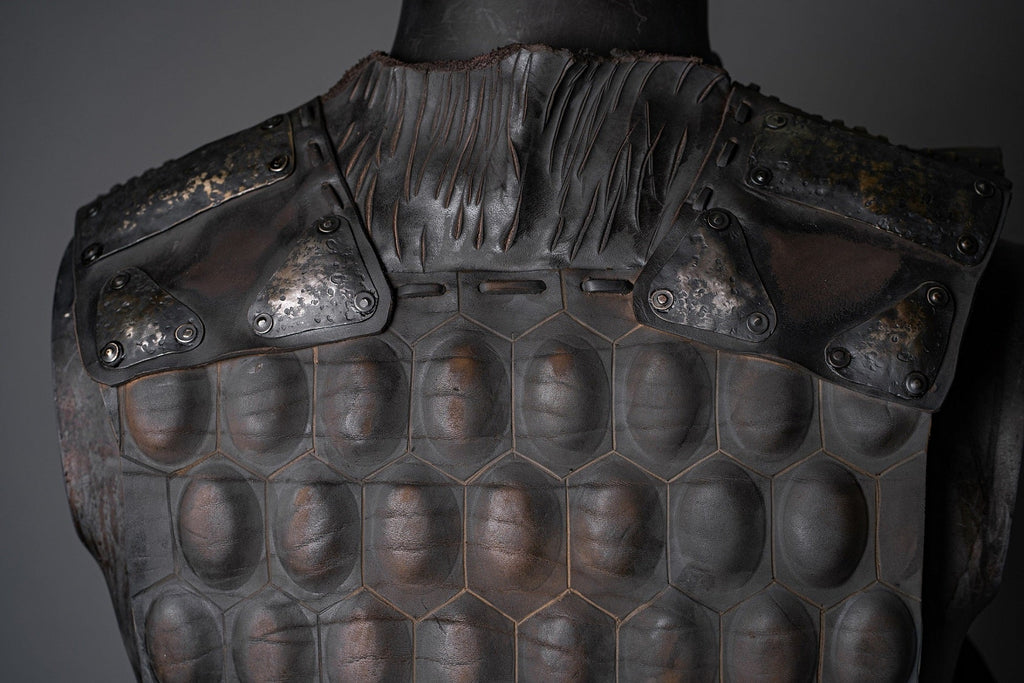 LARP leather cuirass with brass accents | Armor | Wiccan Center