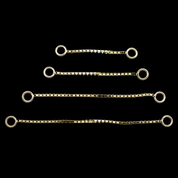 14KT Gold Box Chain | Body Jewelry | Wiccan Center