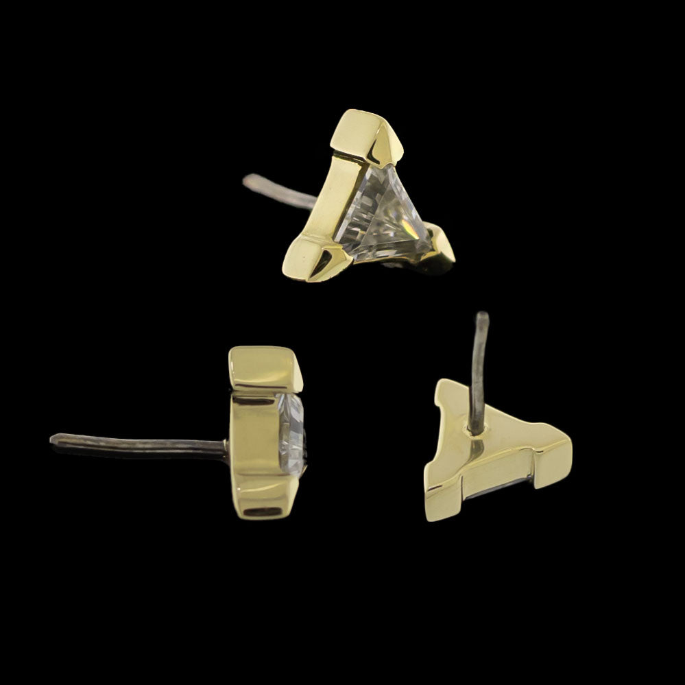 Velisse - 14KT Gold Threadless End | Body Jewelry | Wiccan Center