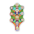 Kabbalah Tree of Life Sticker 2" x 3.75" | Decal | Wiccan Center