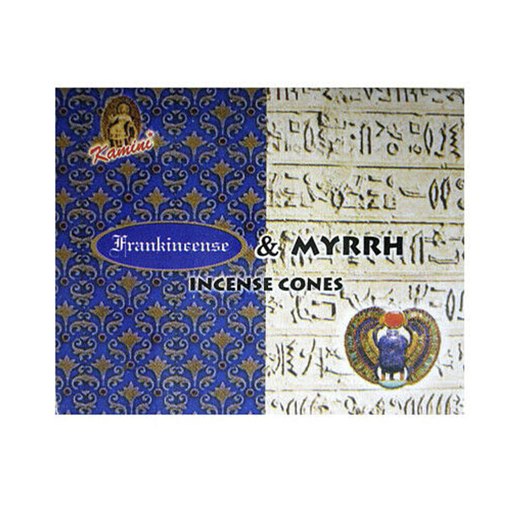 Kamini Frankincense & Myrrh Incense Cones | Incense | Wiccan Center