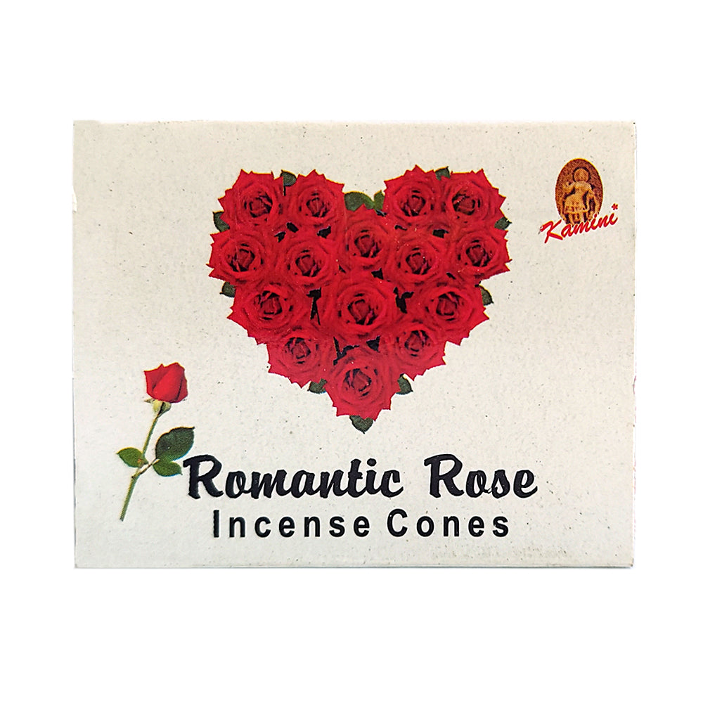 Kamini Romantic Rose Incense Cones | Incense | Wiccan Center