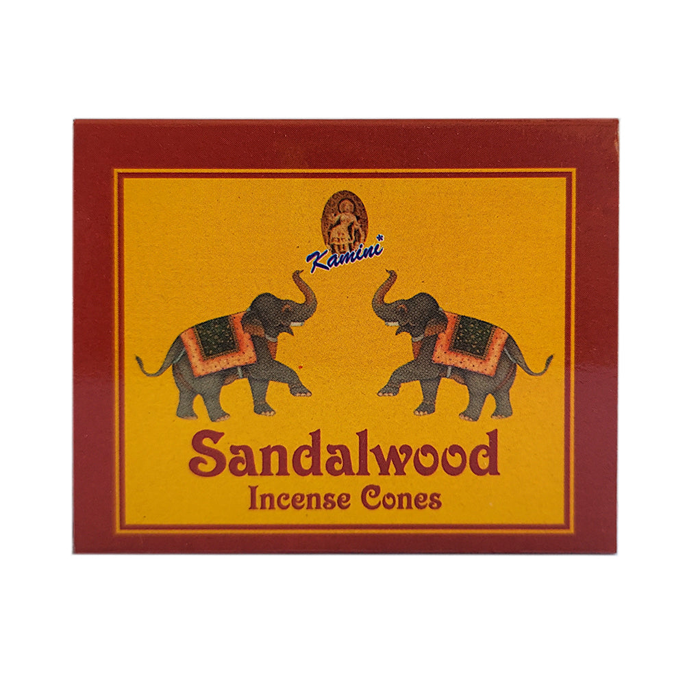 Kamini Sandalwood Incense Cones | Incense | Wiccan Center