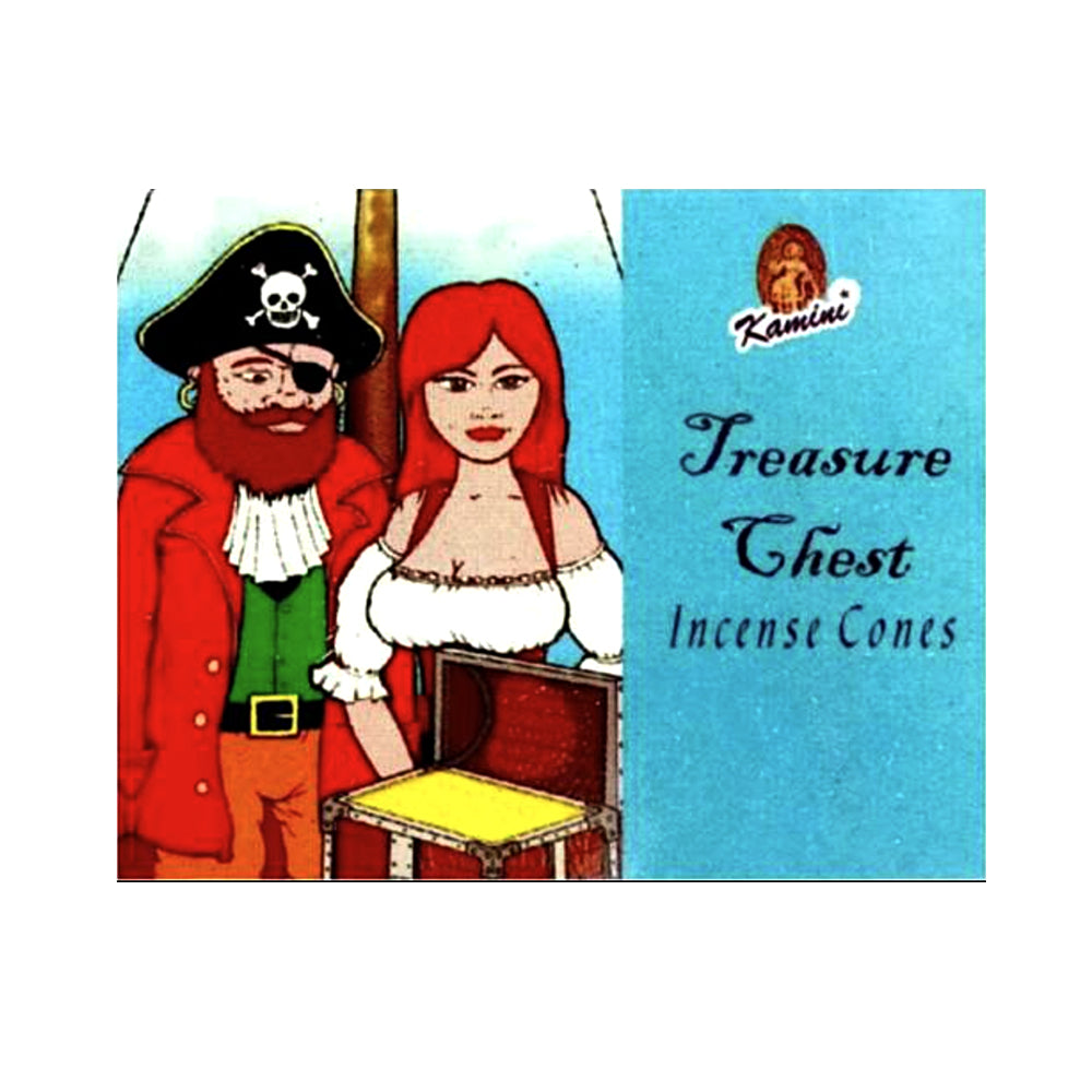 Kamini Treasure Chest Incense Cones | Incense | Wiccan Center