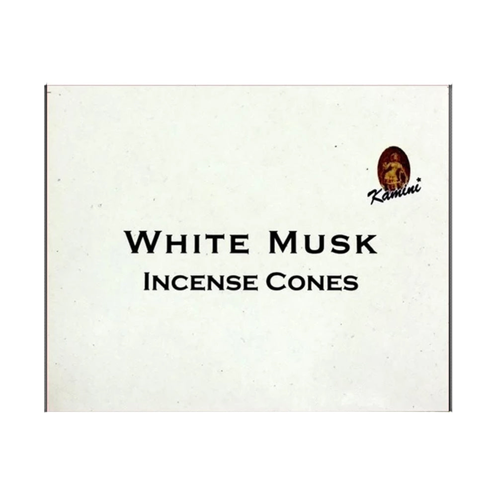 Kamini White Musk Incense Cones | Incense | Wiccan Center