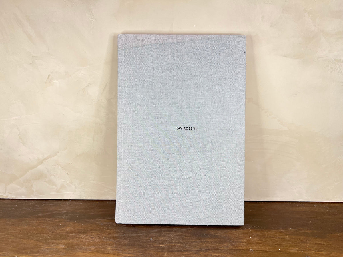 Linen Cover Book: Kay Rosen / Wall Paintings and Drawings, 2002-2006