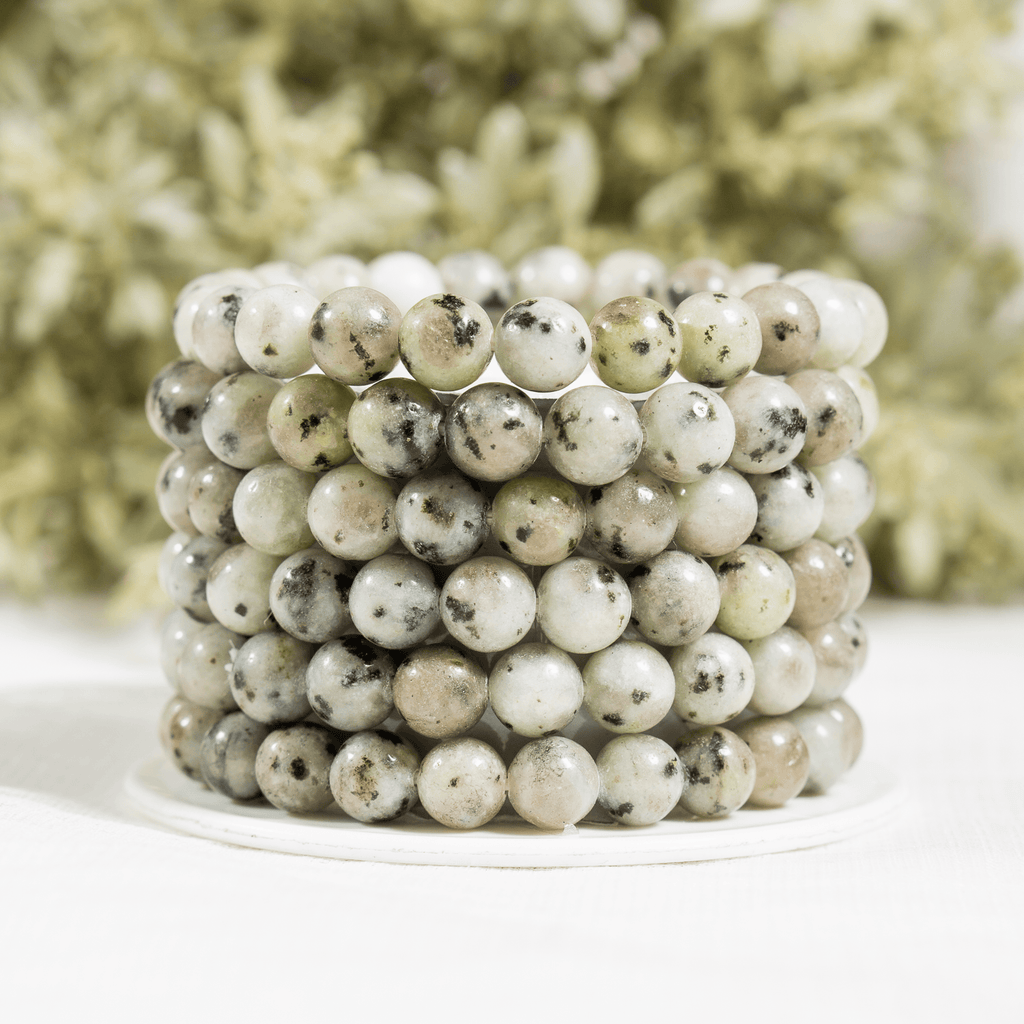 Kiwi Jasper Bracelet (Peace Of Mind and Communicataion) | Bracelets | Wiccan Center