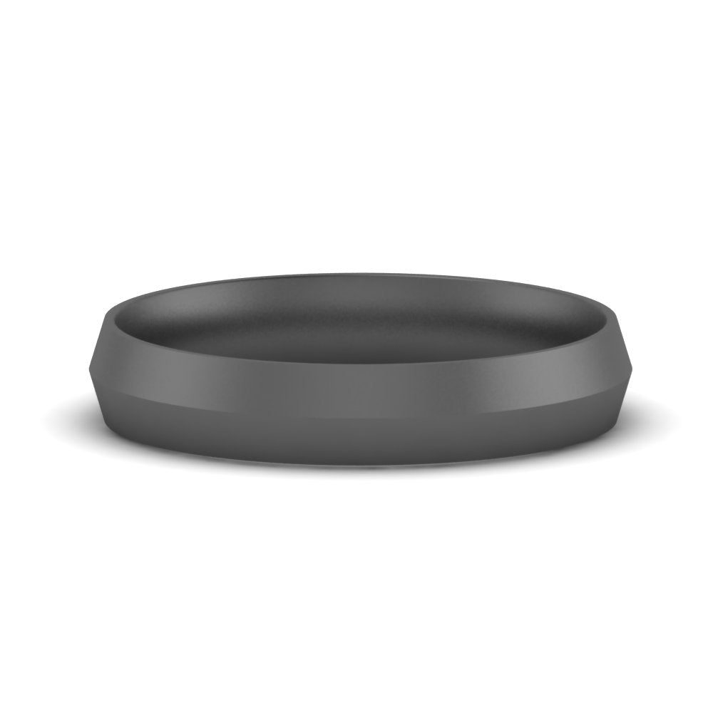 4 mm Comfort Fit Knife Edge Mens Band