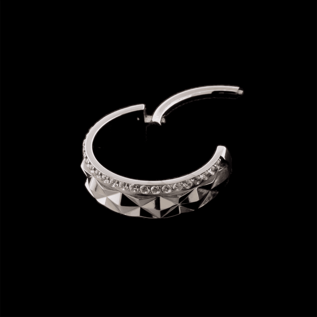 Idol- Titanium Hinged Ring | Hinged Segment Ring | Wiccan Center