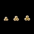 Trilogy - 14KT Gold Threadless End | Body Jewelry | Wiccan Center