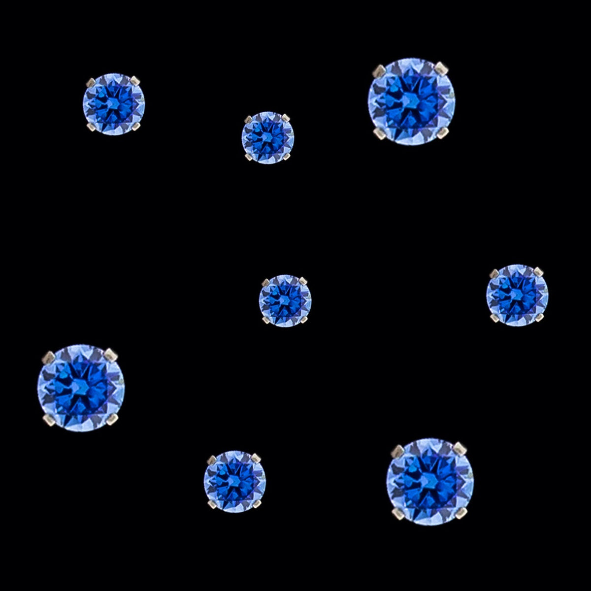 14G Prong Set Round Premium Zirconia (Internal) | Body Jewelry | Wiccan Center