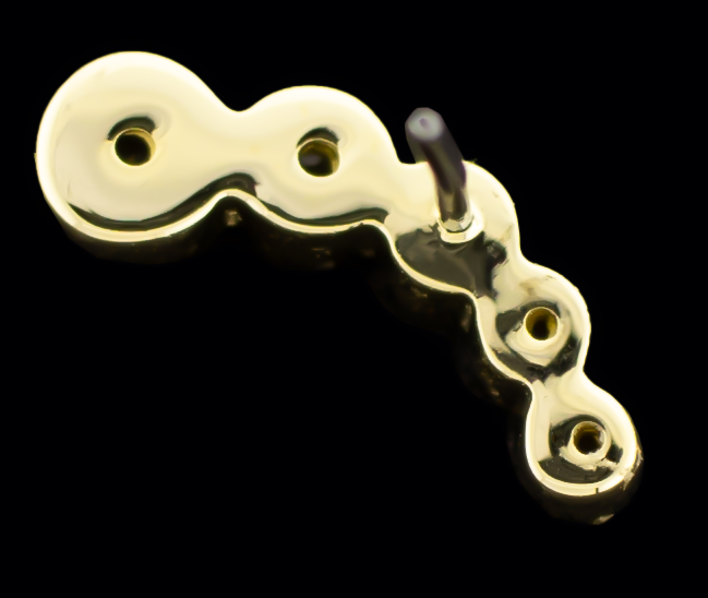 Jovi - 14KT Gold Threadless End | Body Jewelry | Wiccan Center