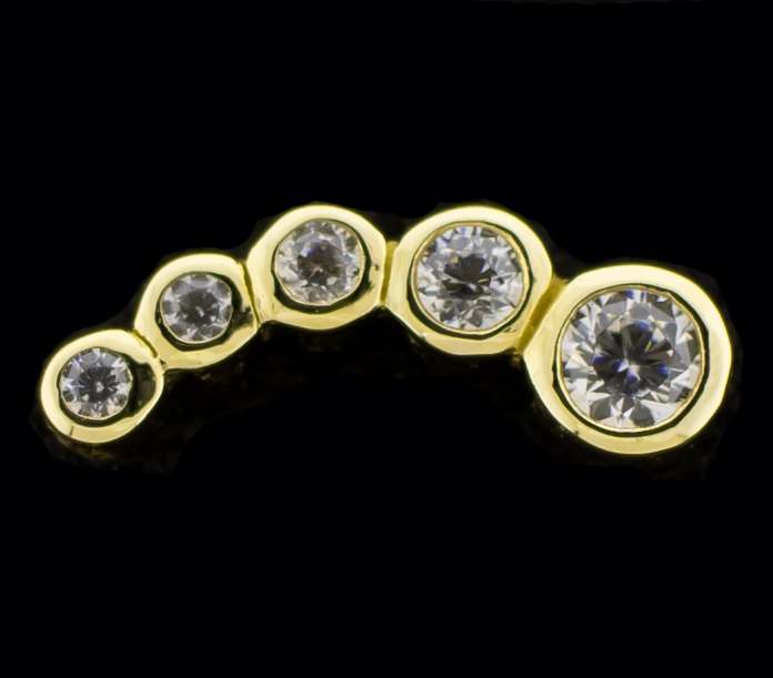 Jovi - 14KT Gold Threadless End | Body Jewelry | Wiccan Center