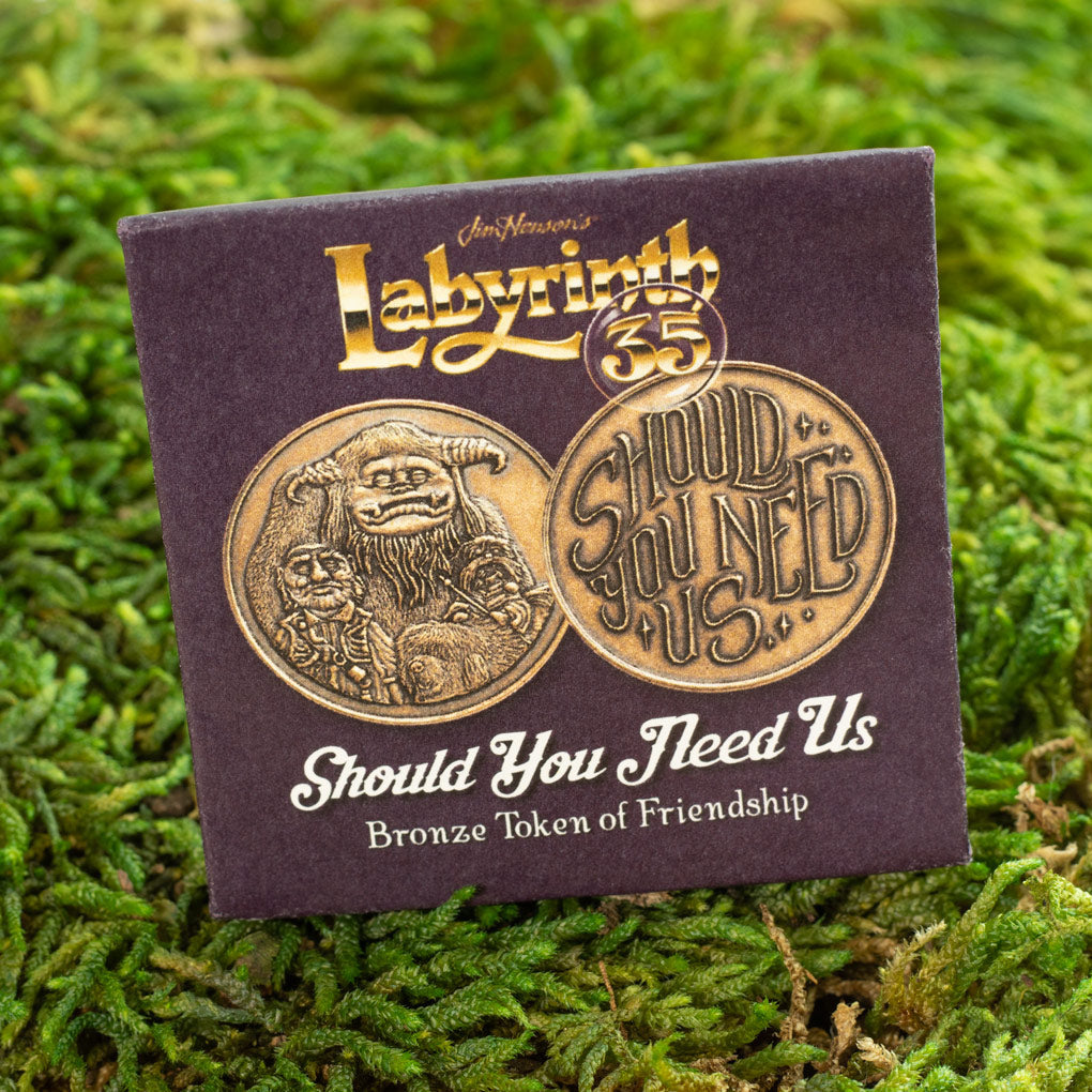 Labyrinth | Should You Need Us Bronze Friendship Token | Artwork | Wiccan Center