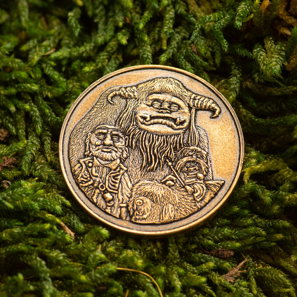 Labyrinth | Should You Need Us Bronze Friendship Token | Artwork | Wiccan Center