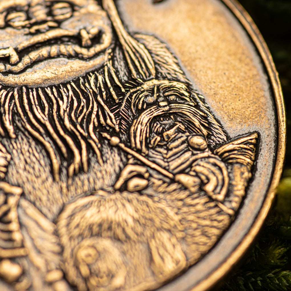 Labyrinth | Should You Need Us Bronze Friendship Token | Artwork | Wiccan Center